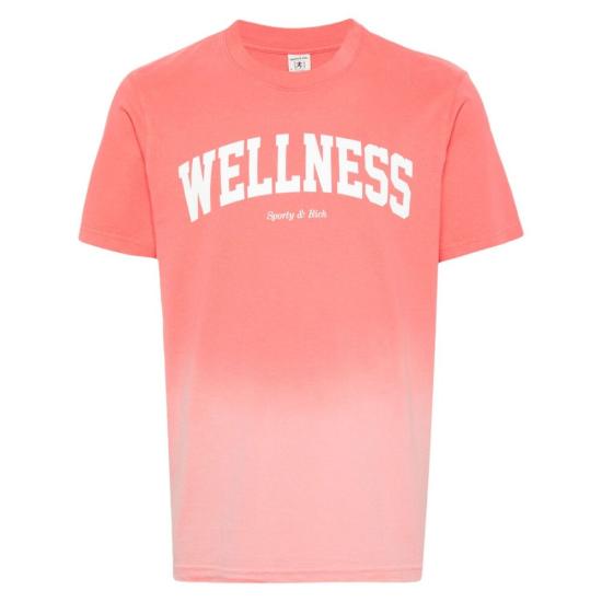 24FW 스포티앤리치 반팔 티셔츠 TO042S413WP PINWH PINK