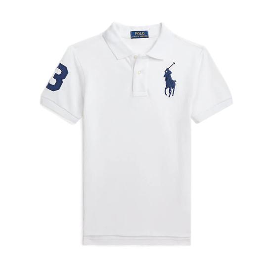 25SS [키즈] 랄프 로렌 티셔츠 323708861112 WHITE C7996