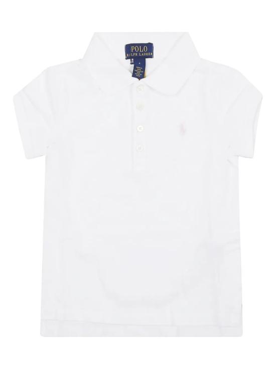 25SS [키즈] 랄프 로렌 폴로 셔츠 313573242 005 WHITE