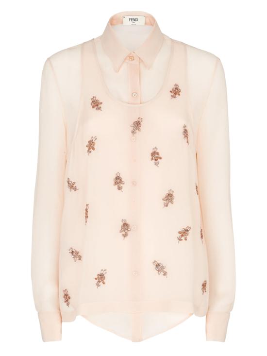 25SS 펜디 블라우스 FS8251 AQ33 F1RX0 PEACH SORBET