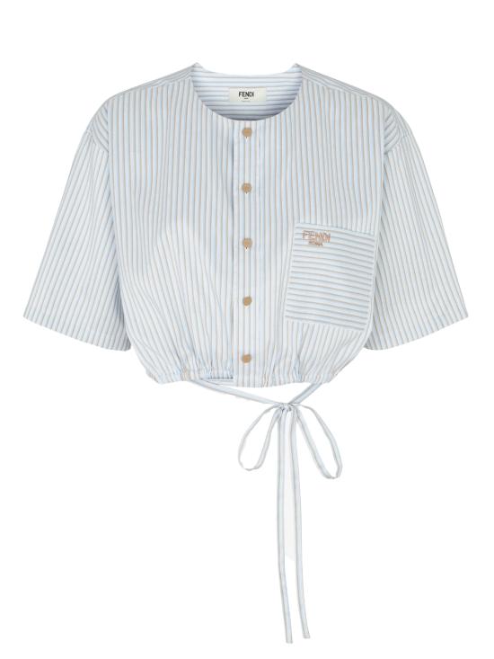 25SS 펜디 반팔 티셔츠 FS8241 AQ3L F1SA1 ANISE