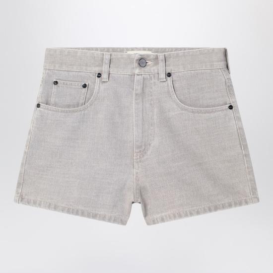 25SS 펜디 데님 숏팬츠 FLP861ASMB Brown