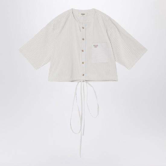 25SS 펜디 반팔 티셔츠 FS8241AQ3L Beige