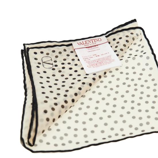  발렌티노 가라바니 머플러/스카프 VALENTINO GARAVANI 'Chez Valentino' 프린트 실크 스카프 여성 화이트 - VALENTINO GARAVANI