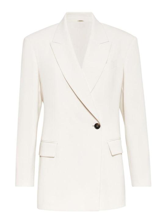  브루넬로 쿠치넬리 자켓 MB1177167C1177 White