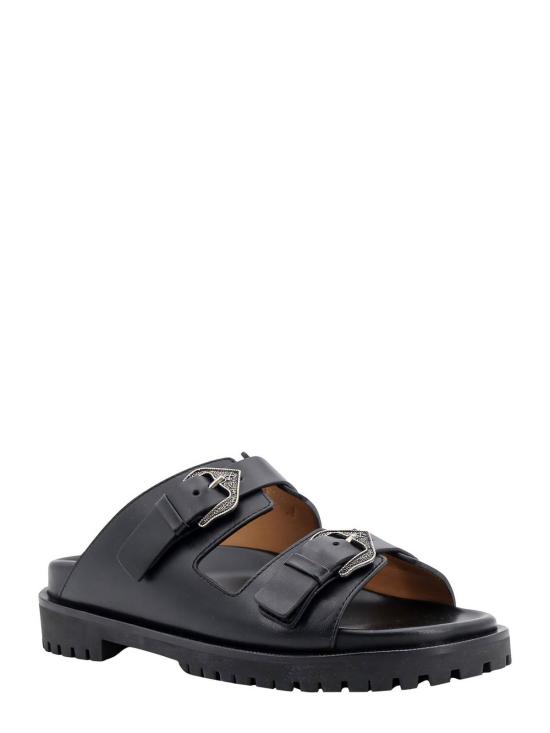  오프화이트 뮬/슬리퍼 OWIH060S24LEA0011010 Black - OFF WHITE