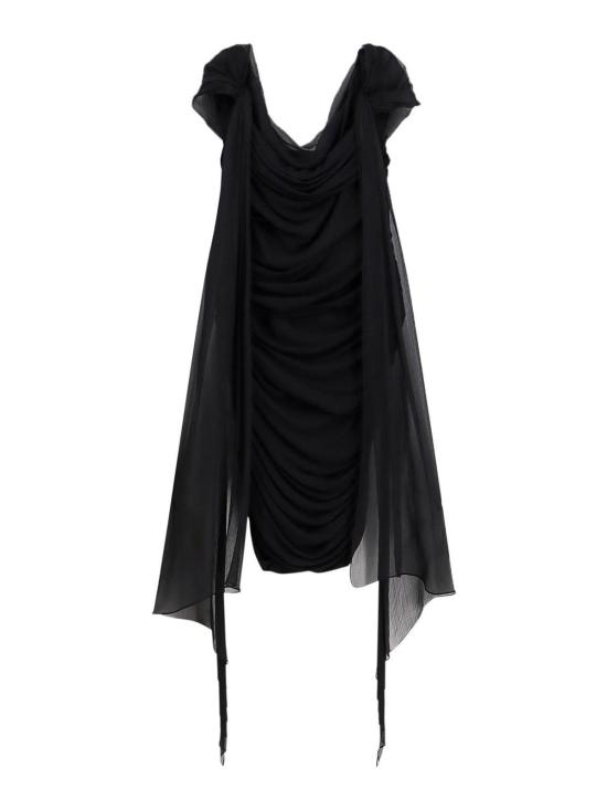  지방시 미디 원피스 BW21YN30YK001 Black