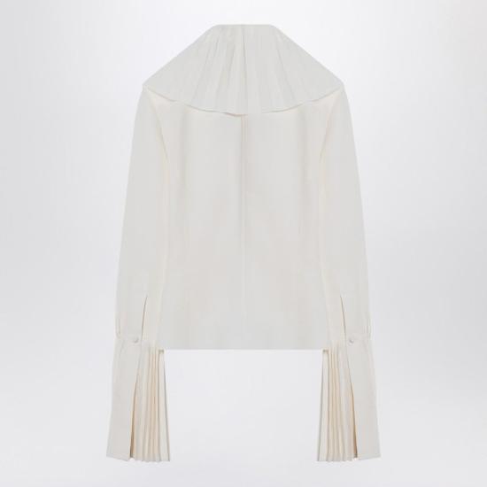 25SS 알렉산더 맥퀸 블라우스 818373QEAF2 XI ALEXQ 9015 102 white - ALEXANDER MCQUEEN