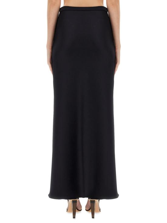 25SS 막스마라 롱 스커트 2411771021600 033001 BLACK - MAX MARA