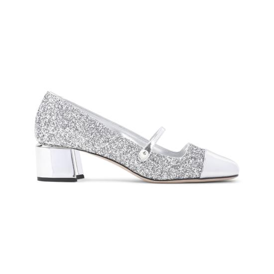 24FW 지미추 힐/펌프스 ELISA45 JBZ SILVER SILVER - JIMMY CHOO