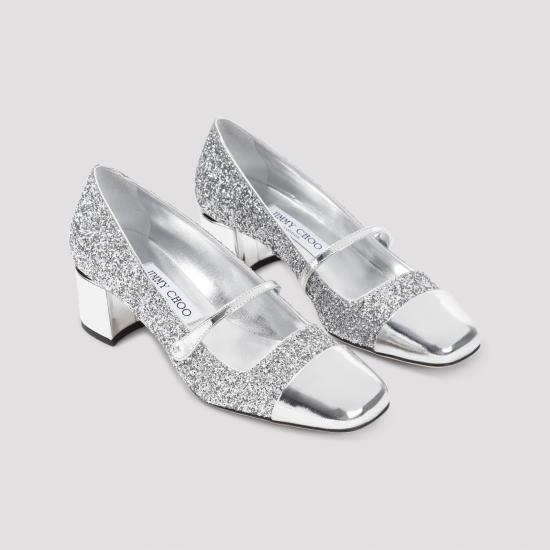 24FW 지미추 힐/펌프스 ELISA45 JBZ SILVER SILVER - JIMMY CHOO