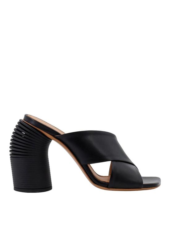 24FW 오프화이트 뮬/슬리퍼 OWIJ043S24LEA0011010 Black