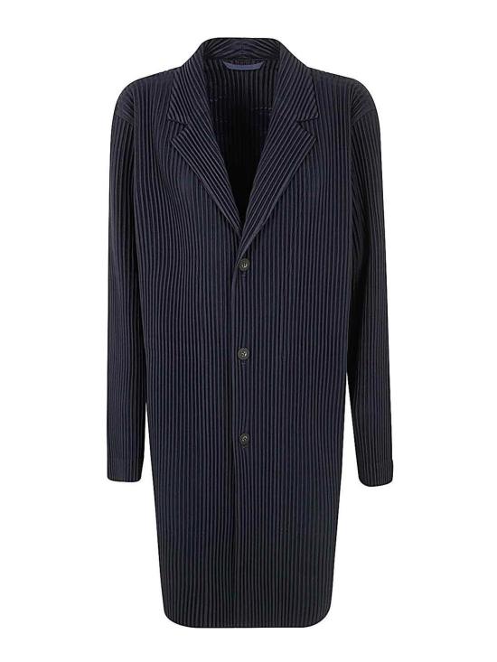  옴므 플리세 이세이 미야케 코트 HP48JD40275 Blue