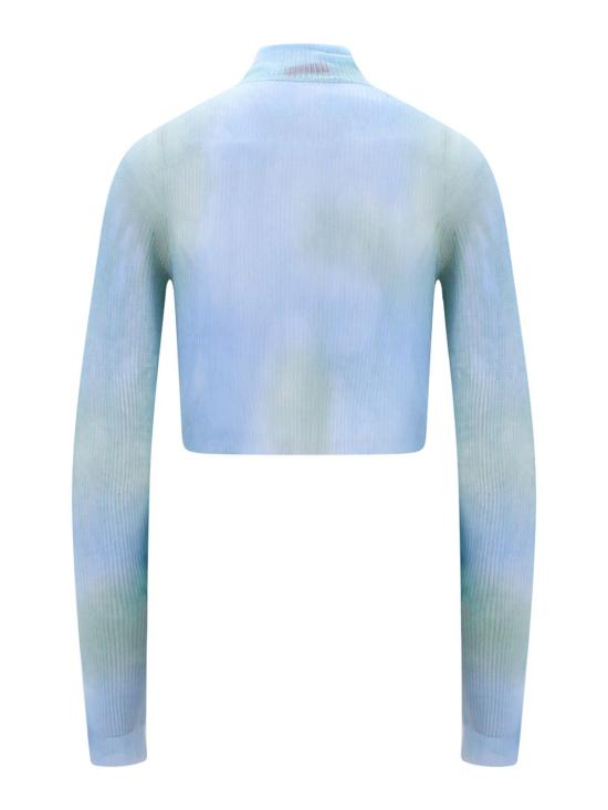  오프화이트 긴팔 티셔츠 OWHF037S23KNI0014001 Blue - OFF WHITE