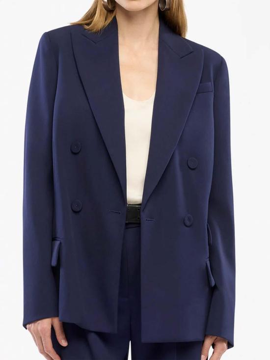  ANOTHER TOMORROW 자켓 A424JK042WVDARKBLUE Blue - OTHER BRANDS