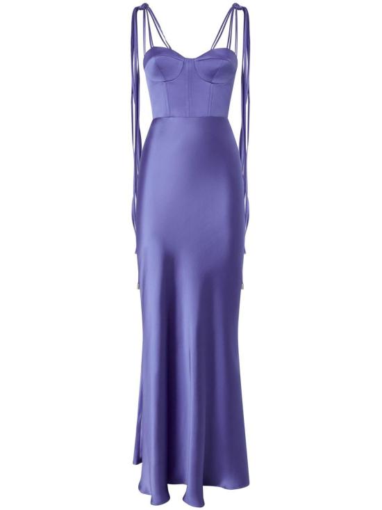 25SS 핑코 롱 원피스 104996A2GZ OCCHIONE G48 BLUE