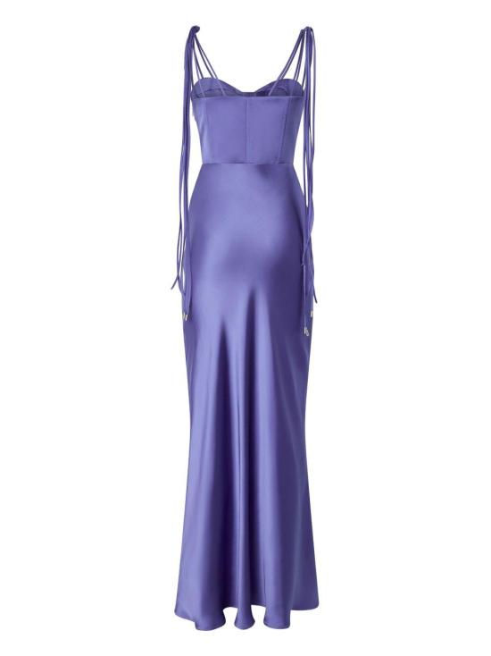 25SS 핑코 롱 원피스 104996A2GZ OCCHIONE G48 BLUE - PINKO