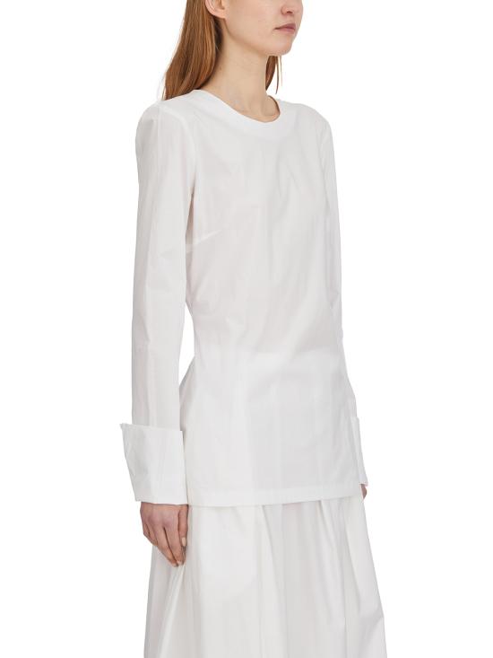 25SS 더 레이티스트 블라우스 LTLW04000T0195ABTPT0001 White - THE LATEST