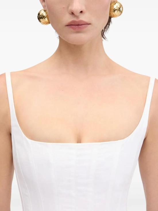 25SS 자크뮈스 미디 원피스 25E251DR2241520 WHITE 100 - JACQUEMUS