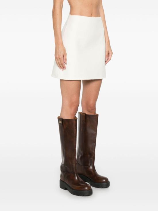 24FW 에르마노 설비노 숏 스커트 D452O318 HNG14800 White - ERMANNO SCERVINO