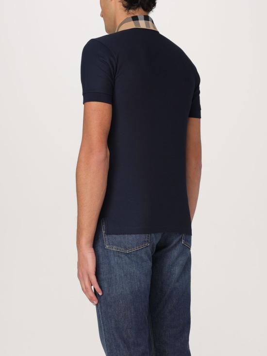 25SS 버버리 코튼 폴로 셔츠 8072661 NAVY DOM - BURBERRY