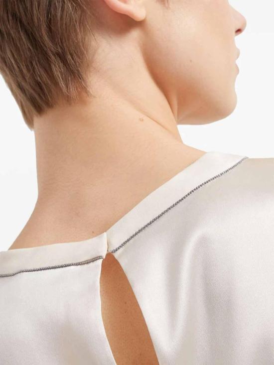  브루넬로 쿠치넬리 블라우스 M0C59EH500C1394 Beige - BRUNELLO CUCINELLI