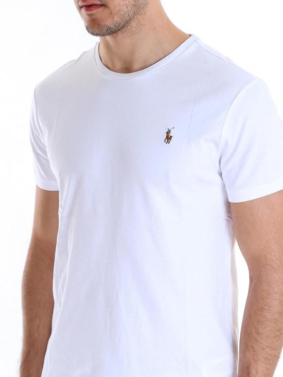  폴로 랄프로렌 포니 로고 자수 반팔티 710740727002 White - POLO RALPH LAUREN