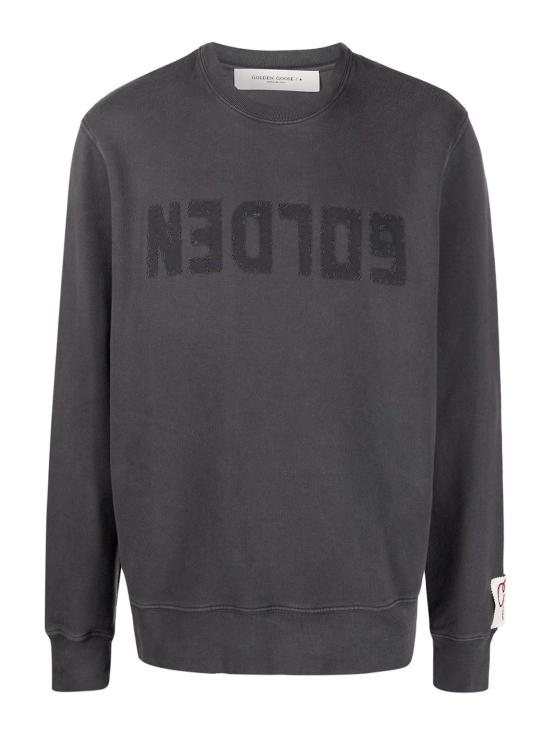 26SS 골든구스 골든 레터링 올리브 그린 스웨트셔츠 GMP01223P00064260318