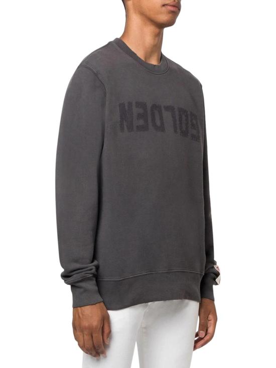 26SS 골든구스 골든 레터링 올리브 그린 스웨트셔츠 GMP01223P00064260318 - GOLDEN GOOSE