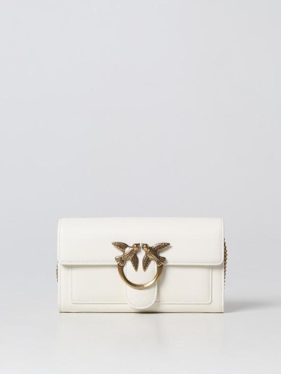 25FW 핑코 반지갑 100062A0F1 Z14Q Ivory