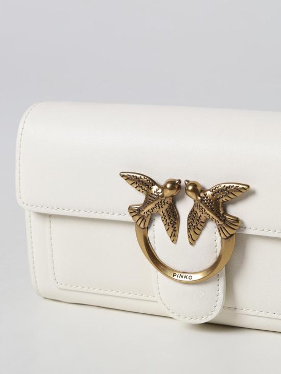 25FW 핑코 반지갑 100062A0F1 Z14Q Ivory - PINKO