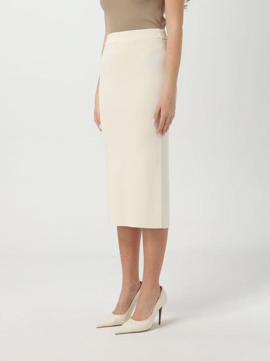 25FW 막스마라 숏 스커트 2511301029600 001 White - MAX MARA