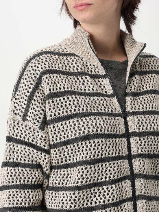 25SS 브루넬로 쿠치넬리 가디건 MCO558906 CKE88 Beige - BRUNELLO CUCINELLI