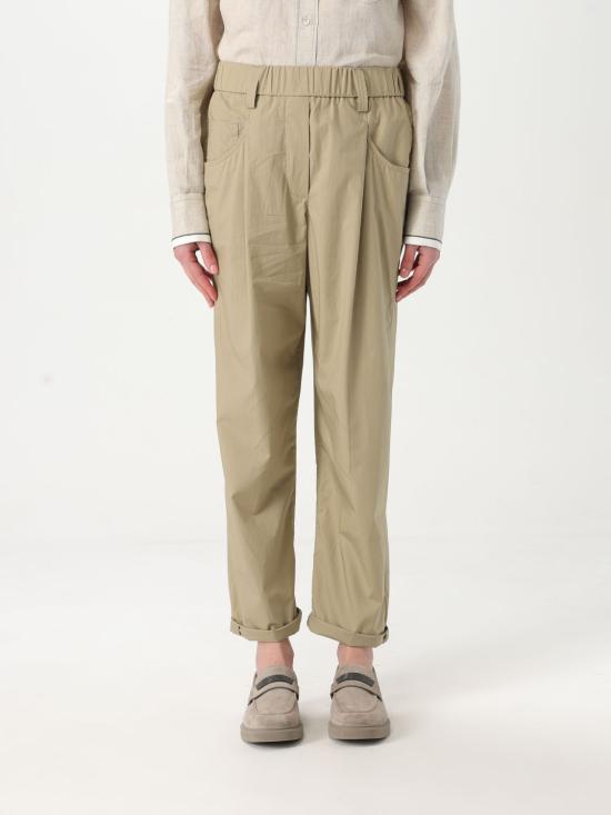 25FW 브루넬로 쿠치넬리 스트레이트 팬츠 M0H93P8907 C2874 Beige