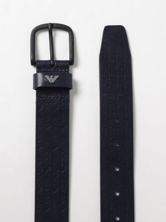 25SS 엠포리오 아르마니 가죽 벨트 Y4S524YQ98K 80033 Navy - EMPORIO ARMANI