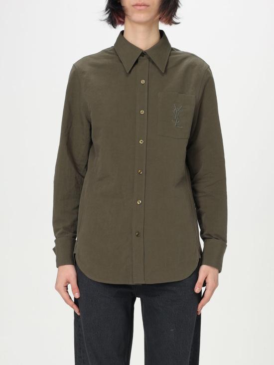 25FW 생로랑 셔츠 823673Y3D50 1342 Kaki