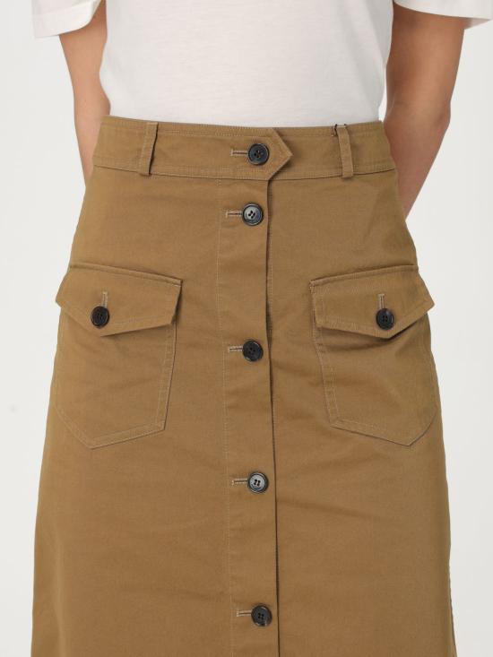 25FW 생로랑 숏 스커트 817344Y04VY 2100 Beige - SAINT LAURENT