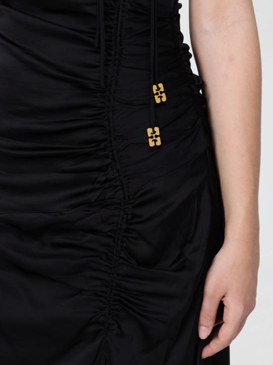 25SS 가니 롱 원피스 W0381 099 Black - GANNI