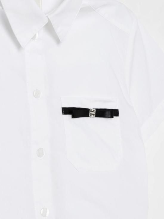 25FW [키즈] 지방시 셔츠 H30756 10P White - GIVENCHY