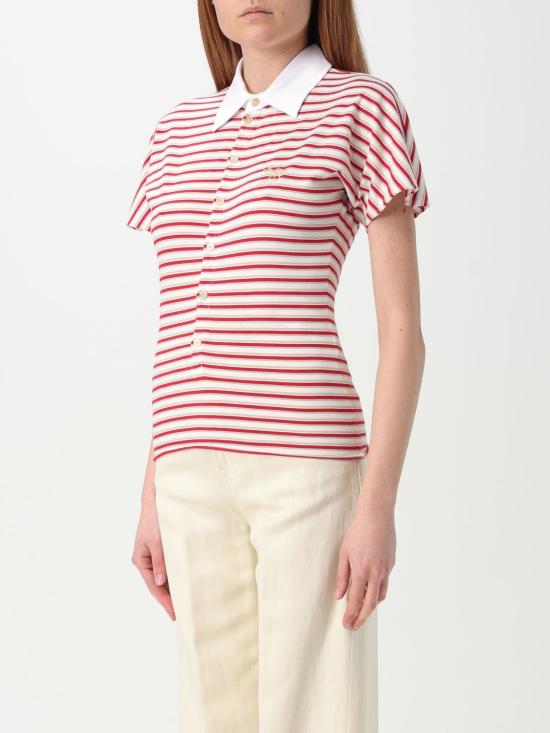 25FW 골든구스 폴로 티셔츠 GWP02189P00189311458 Ivory - GOLDEN GOOSE