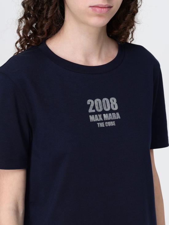 25FW 막스마라 반팔 티셔츠 2519971011600 004 Blue - MAX MARA