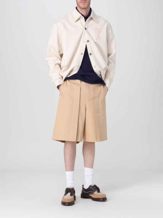 26SS 아미 스몰 하트 로고 폴로 셔츠 BFUPL001760 430 Blue - AMI