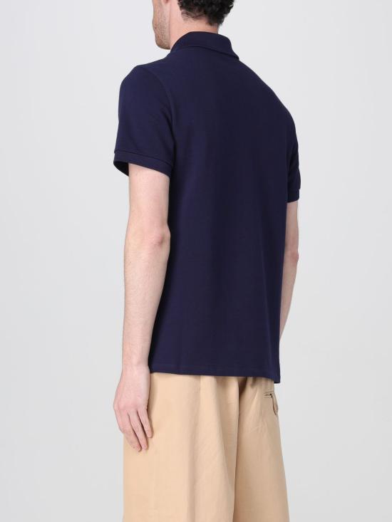26SS 아미 스몰 하트 로고 폴로 셔츠 BFUPL001760 430 Blue - AMI