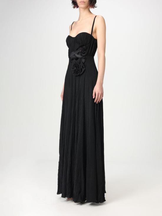 25FW 엘리자베타프랜치 롱 원피스 ABR22 110 Black - ELISABETTA FRANCHI