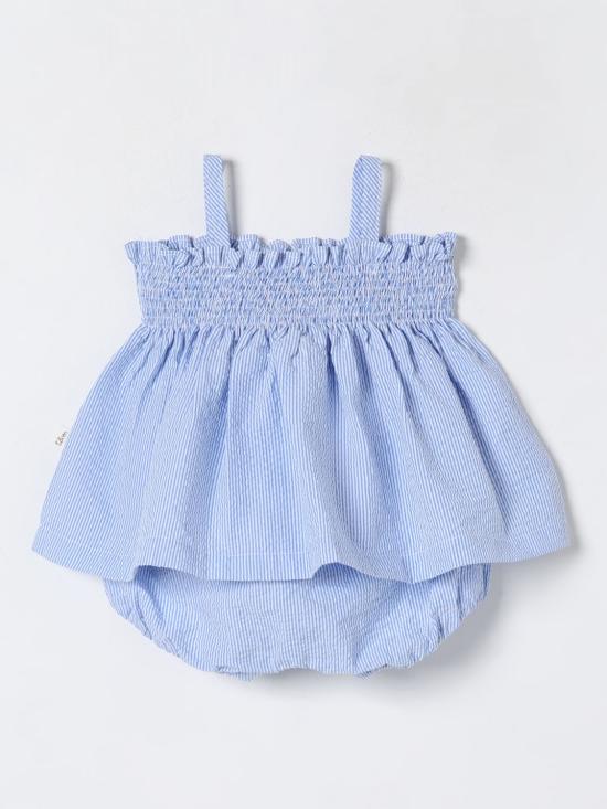 25FW [키즈] 테디 앤 미노우 점프수트 E25CP049C1080 431 Striped - TEDDY & MINOU