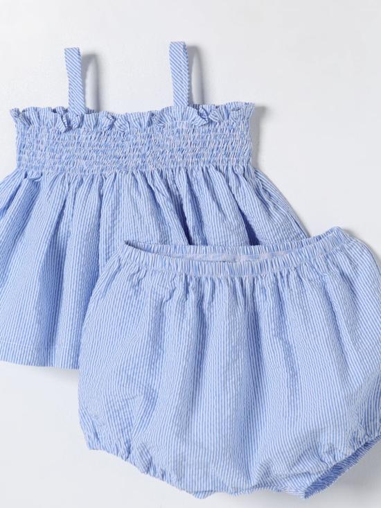 25FW [키즈] 테디 앤 미노우 점프수트 E25CP049C1080 431 Striped - TEDDY & MINOU