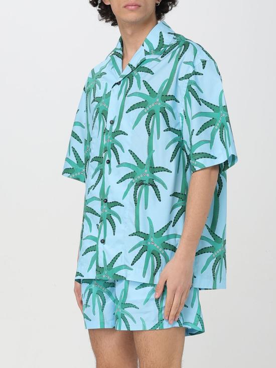 25FW 자크뮈스 반팔 셔츠 255SH2011677 3EJ Blue - JACQUEMUS