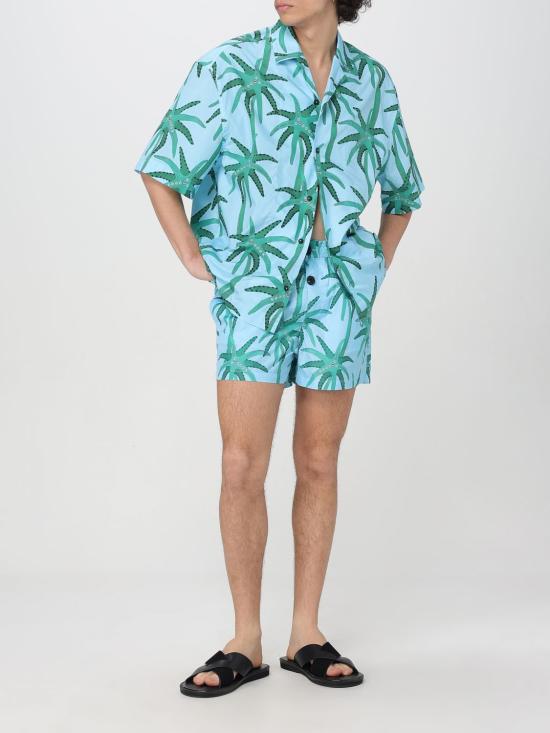 25FW 자크뮈스 반팔 셔츠 255SH2011677 3EJ Blue - JACQUEMUS