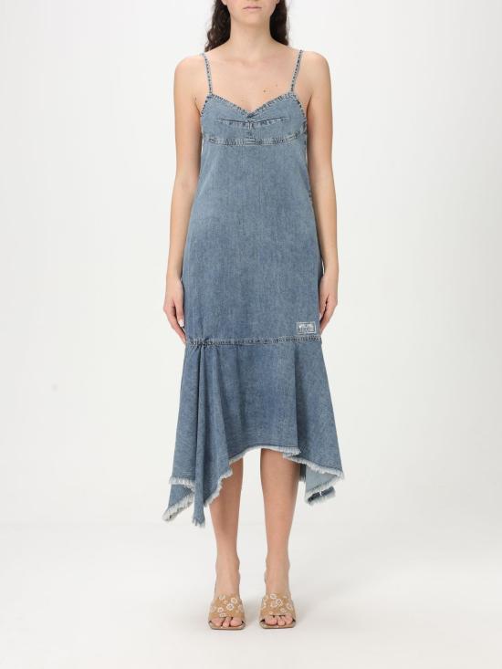 25SS 모스키노 롱 원피스 04203721 1294 Gnawed Blue