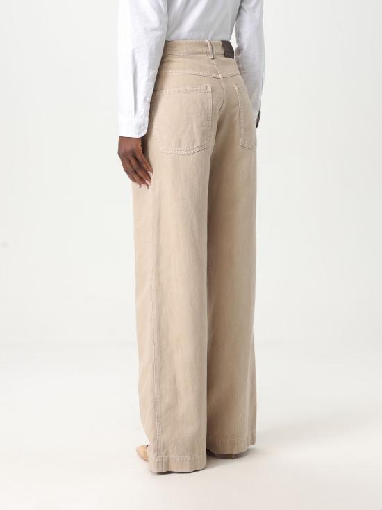 25FW 브루넬로 쿠치넬리 스트레이트 팬츠 ML996P5985 C2910 Beige - BRUNELLO CUCINELLI